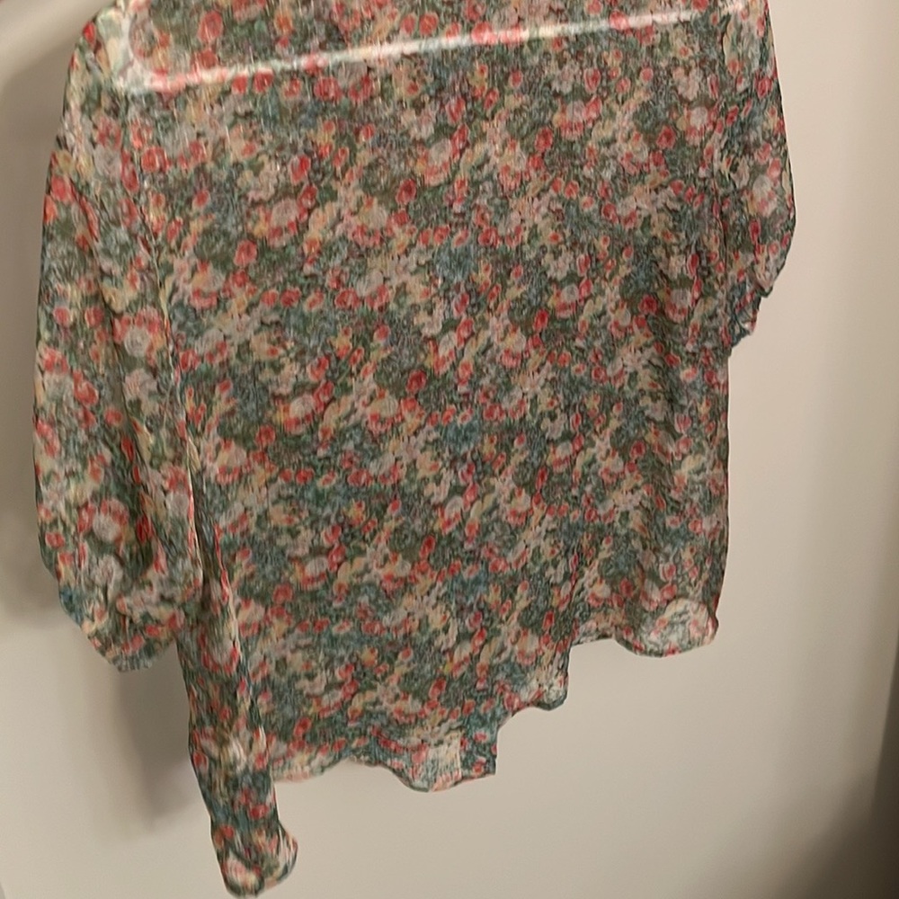 Sheer Zara floral blouse - Picture 5 of 8